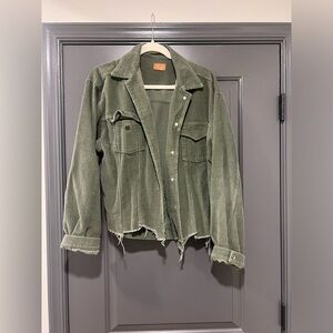 The Swank Company - green corduroy jacket